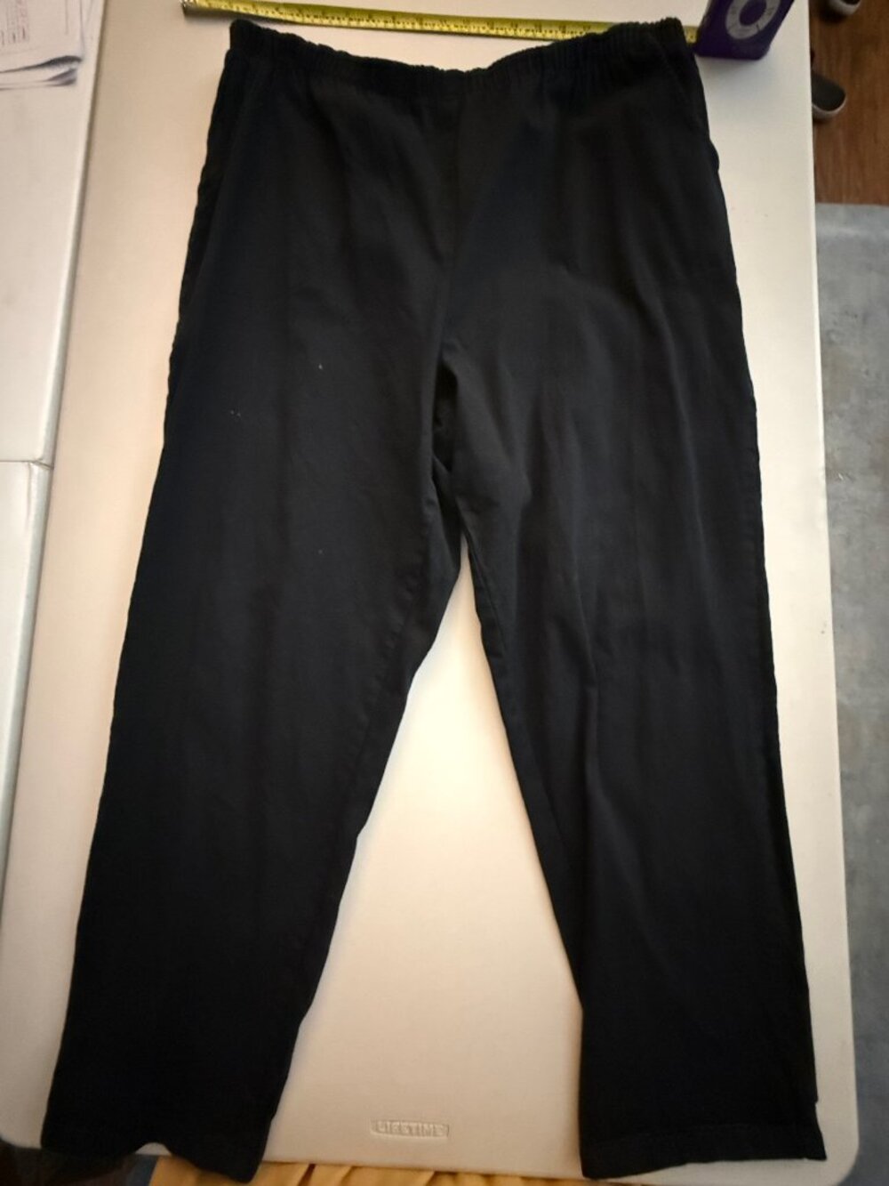 Denim & Company Black Pants, 2X